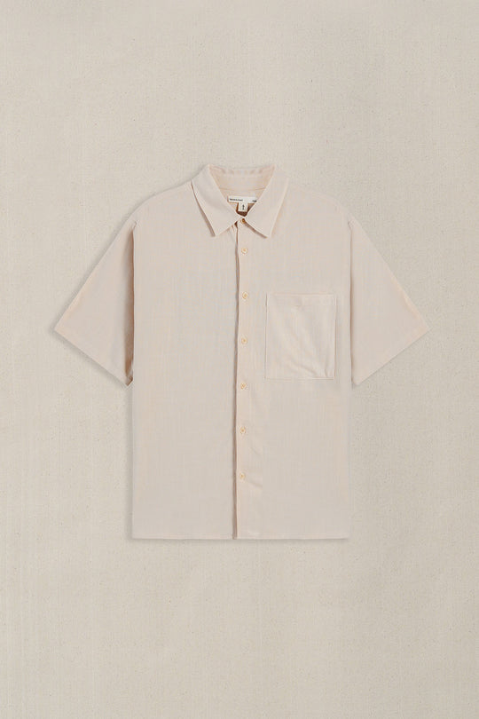 BEIGE ARTISAN WEAVE SHIRT