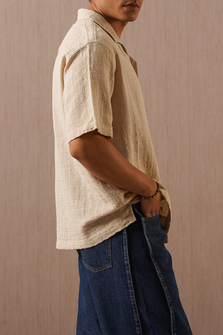 OFF WHITE DUNE TEXTURED SAFARI