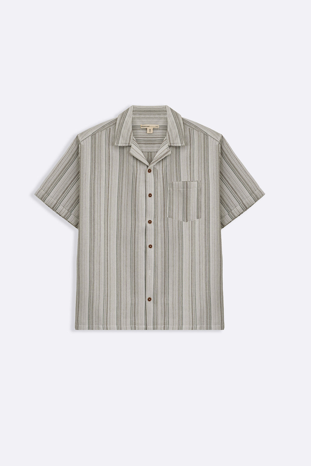 WHITE EVERYDAY STRIPED BUTTON DOWN