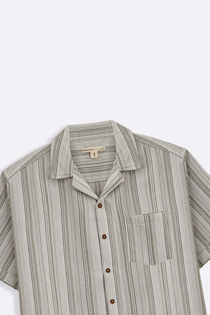WHITE EVERYDAY STRIPED BUTTON DOWN