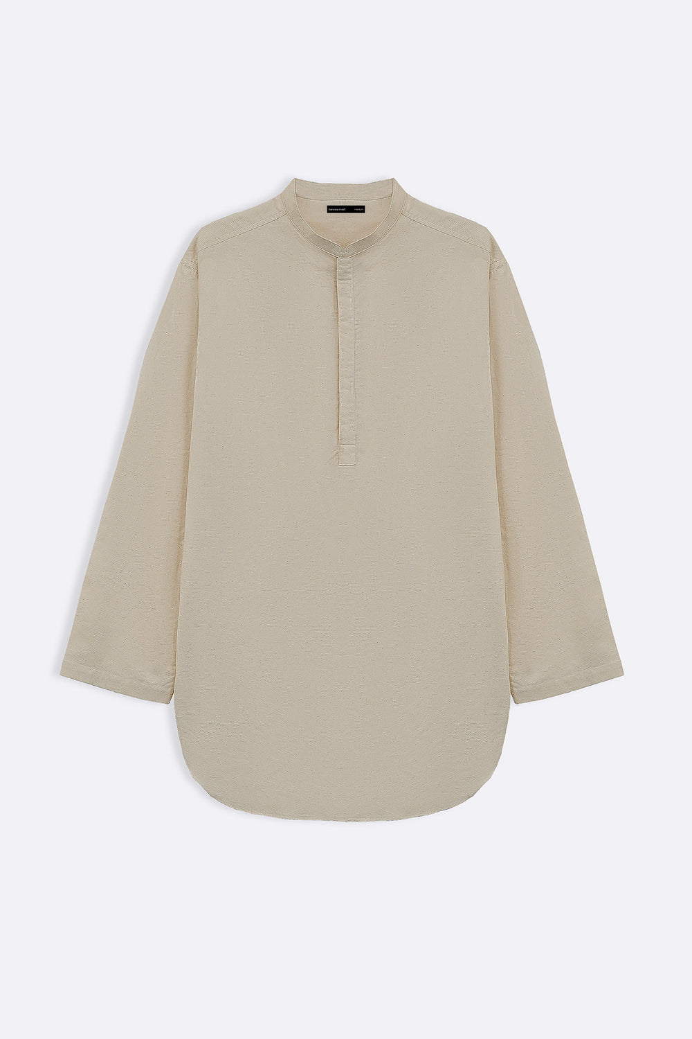 OFF WHITE GEOMETRIC JACQUARD SHORT SHIRT