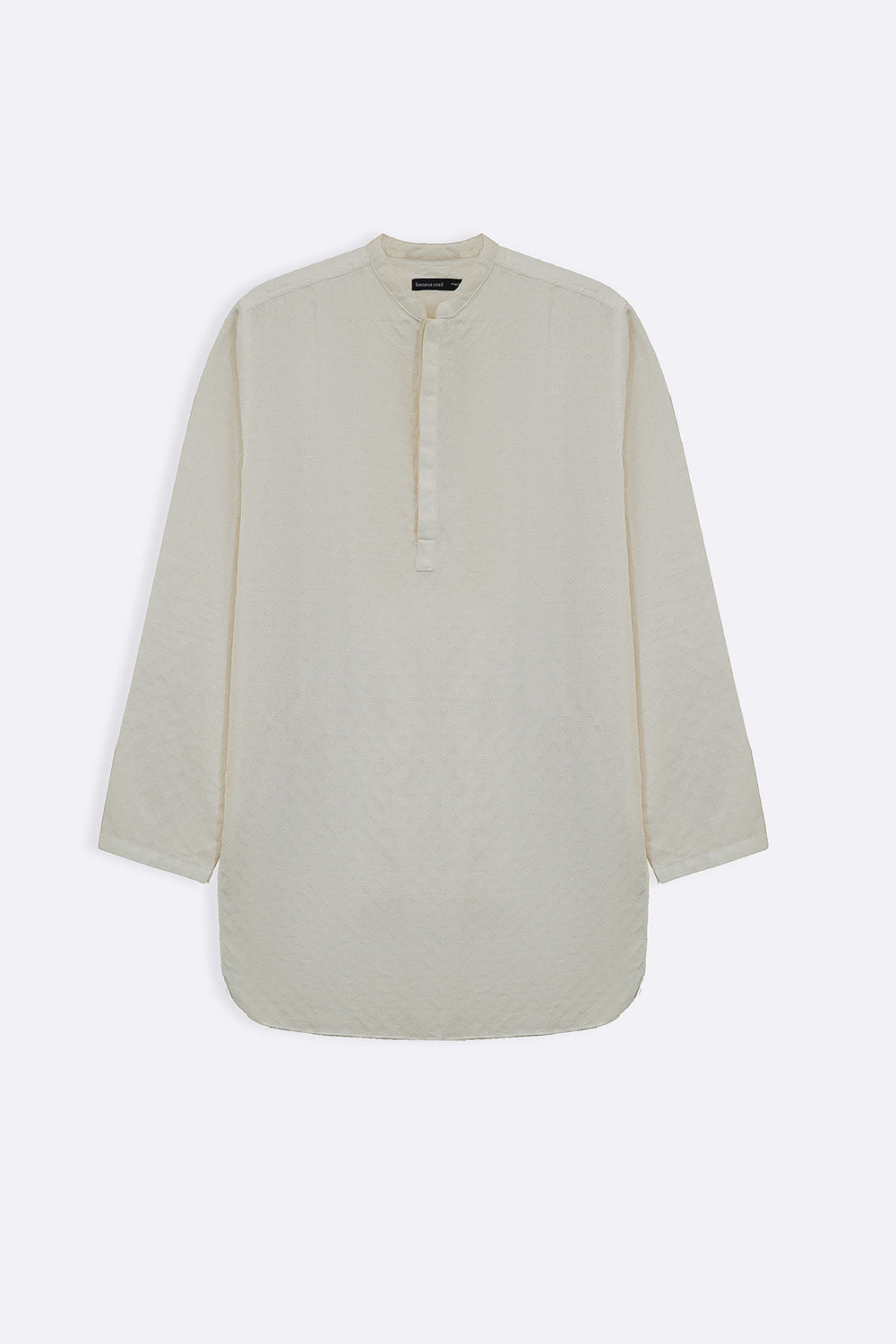 OFF WHITE TEXTURED JACQUARD SHIRT