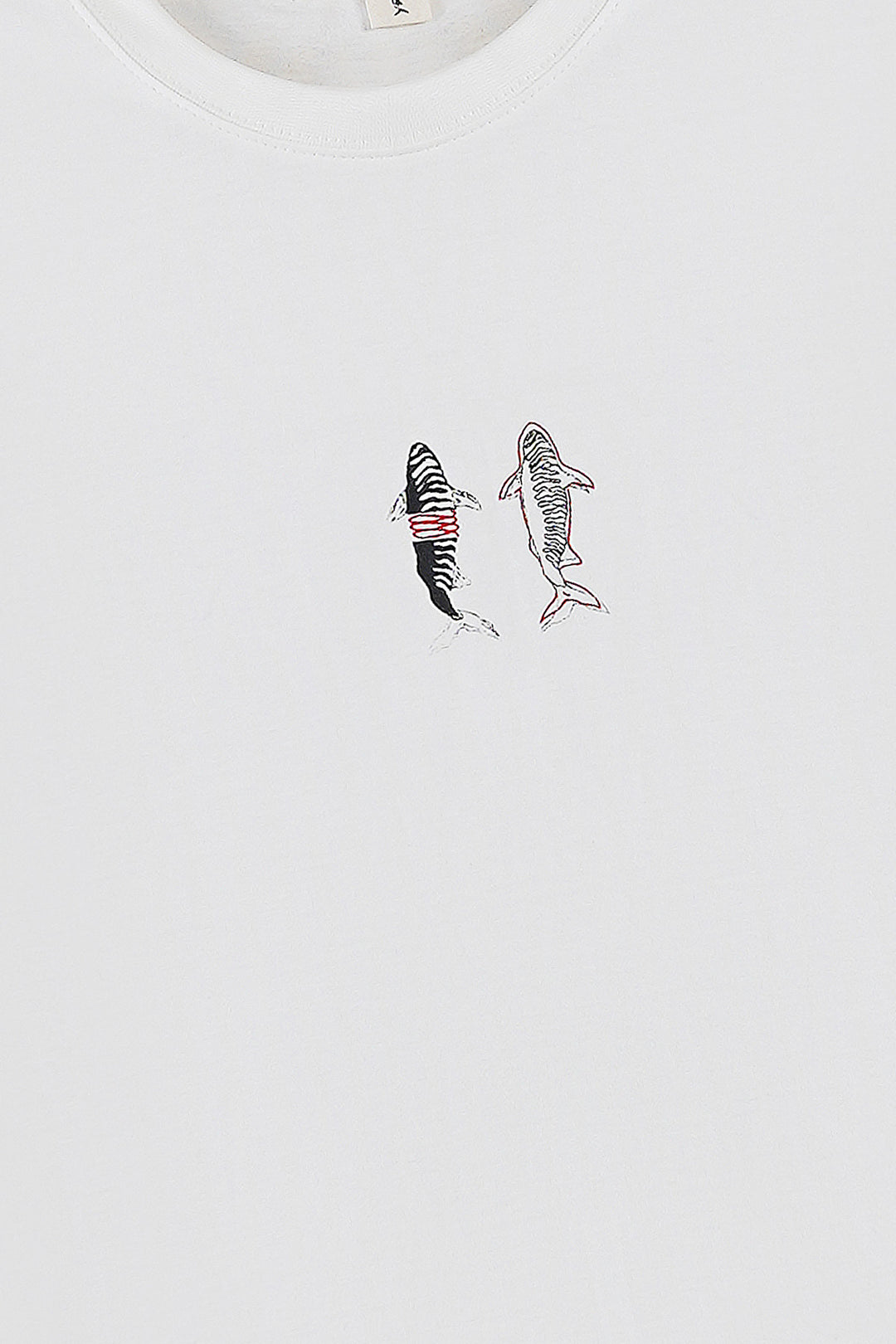 OFF WHITE FISH MARKET TEE