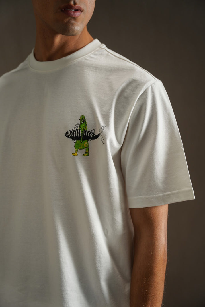 OFF WHITE THE BIG CATCH TEE