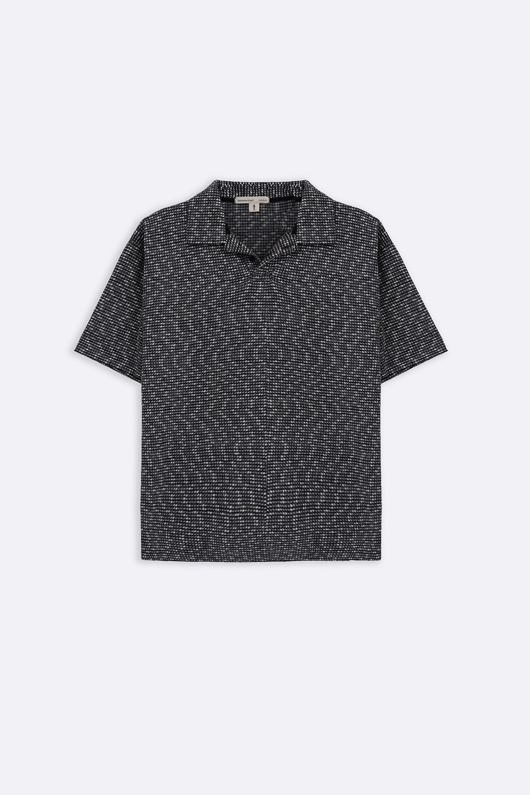 GREY LUXE KNIT POLO