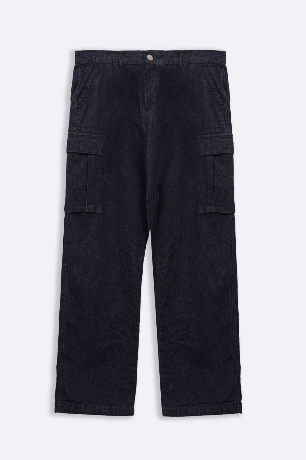 BLUE RELAXED CARGO JEANS