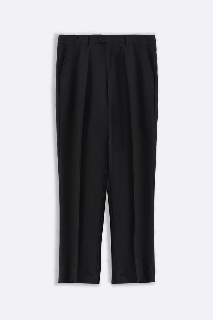 BLACK CLASSIC SUIT TROUSERS