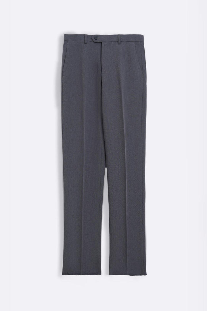 GREY CLASSIC SUIT TROUSERS