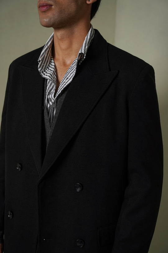 DOUBLE BREASTED OVERCOAT