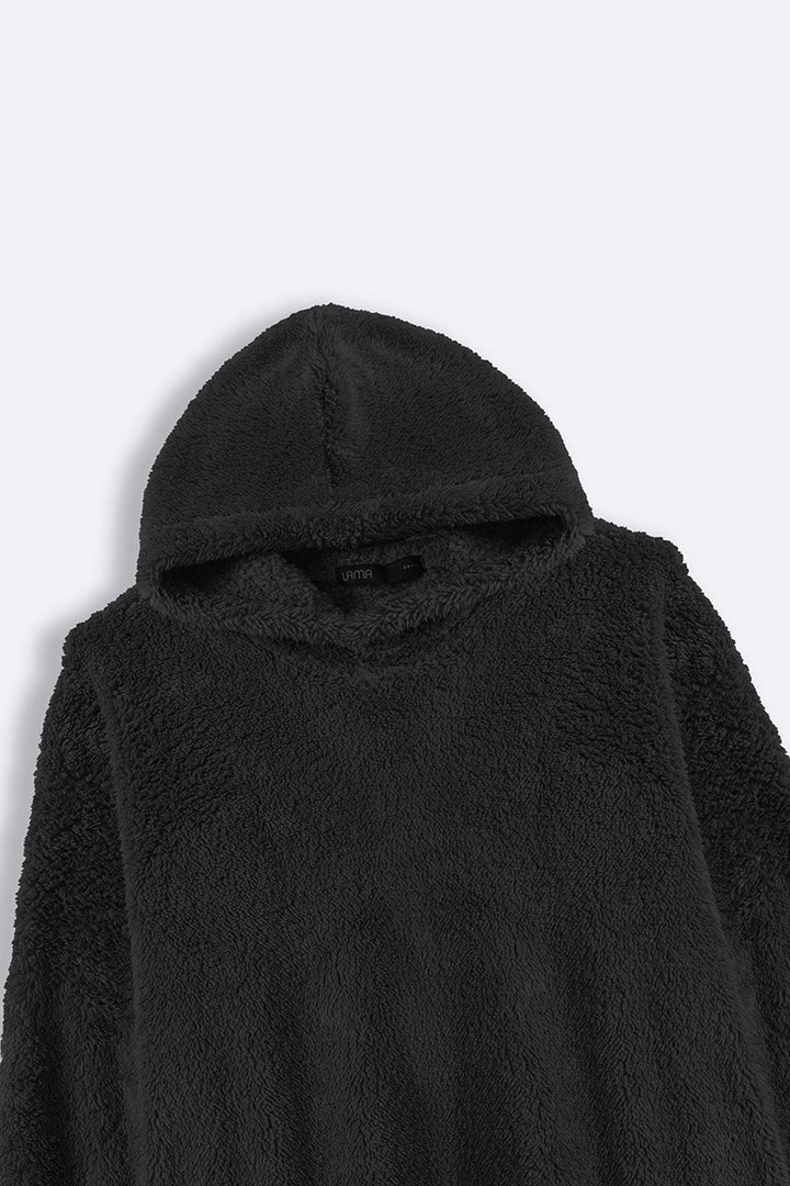 BLACK THE FUR HOODIE