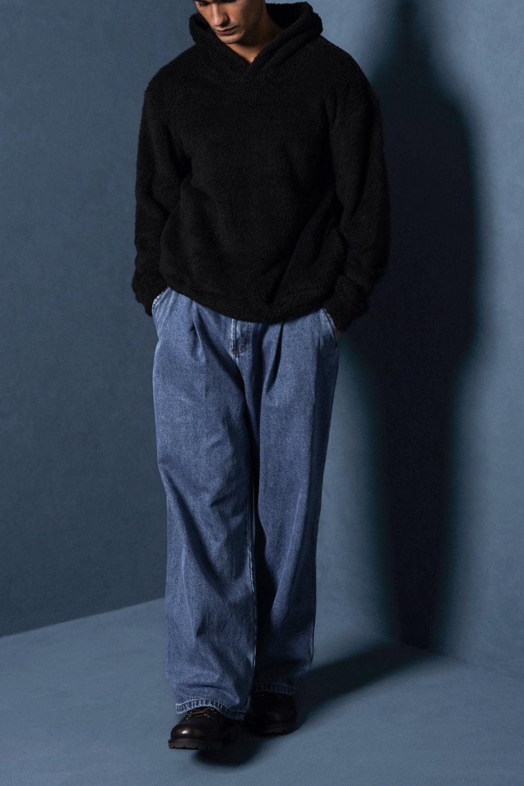 BLACK THE FUR HOODIE