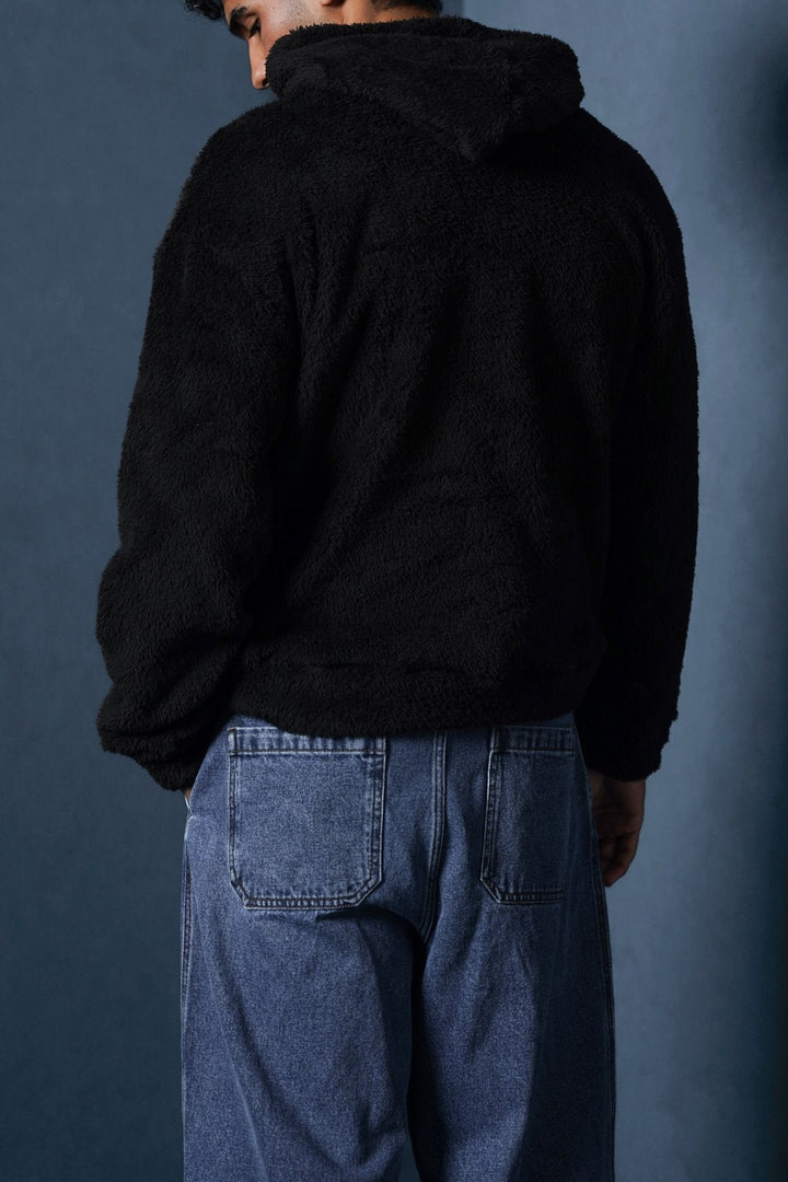 BLACK THE FUR HOODIE