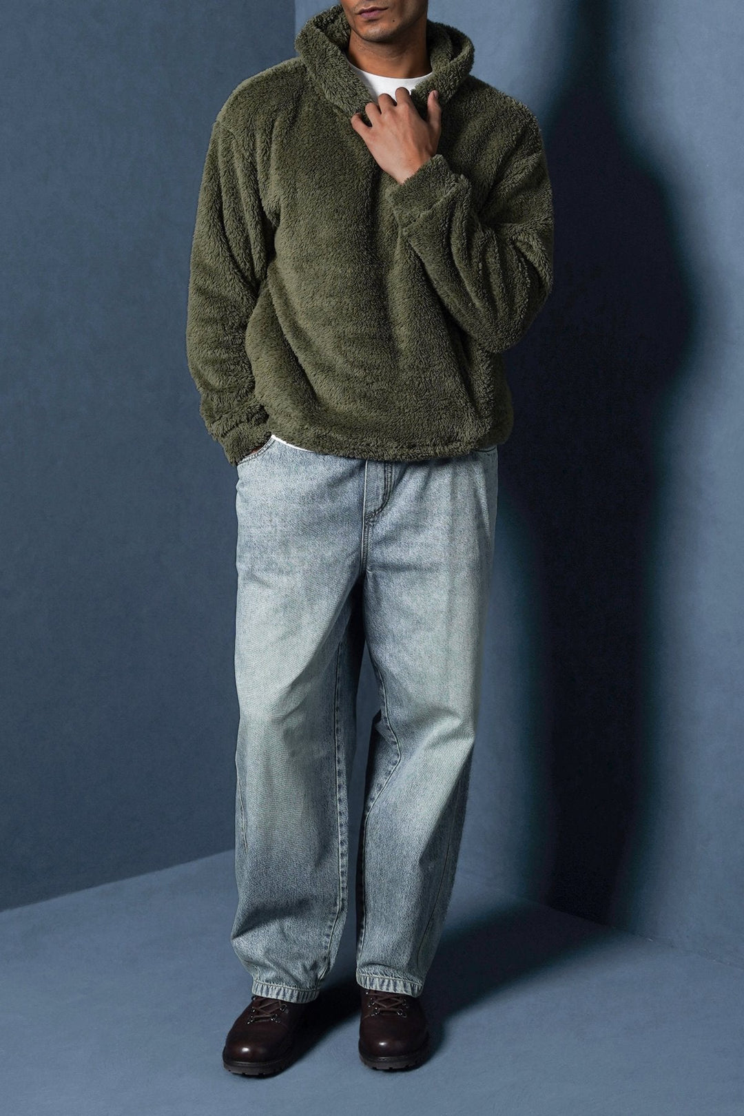 OLIVE THE FUR HOODIE