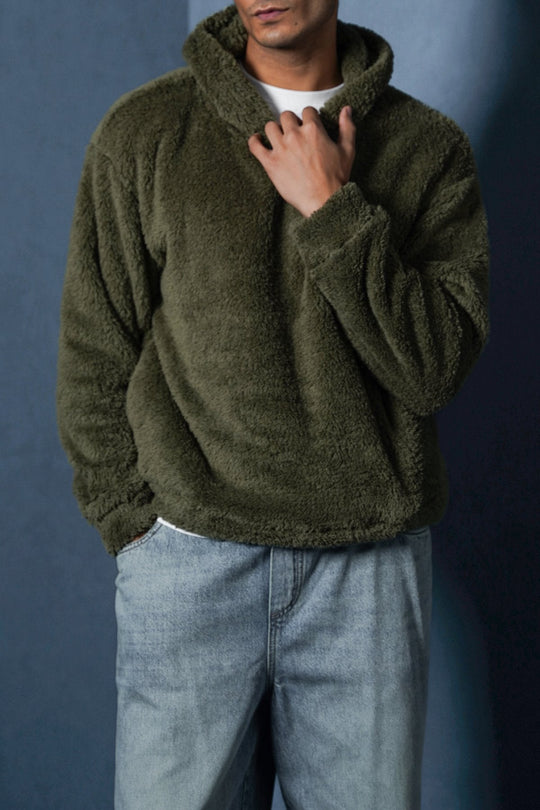 OLIVE THE FUR HOODIE