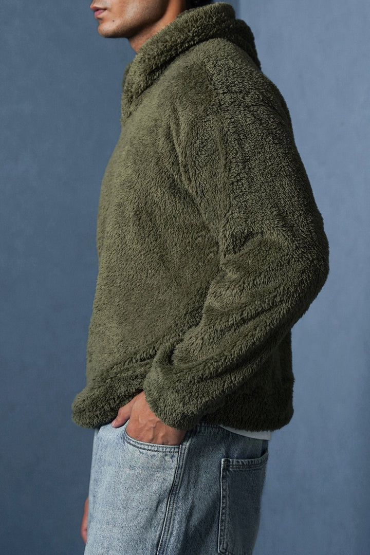 OLIVE THE FUR HOODIE