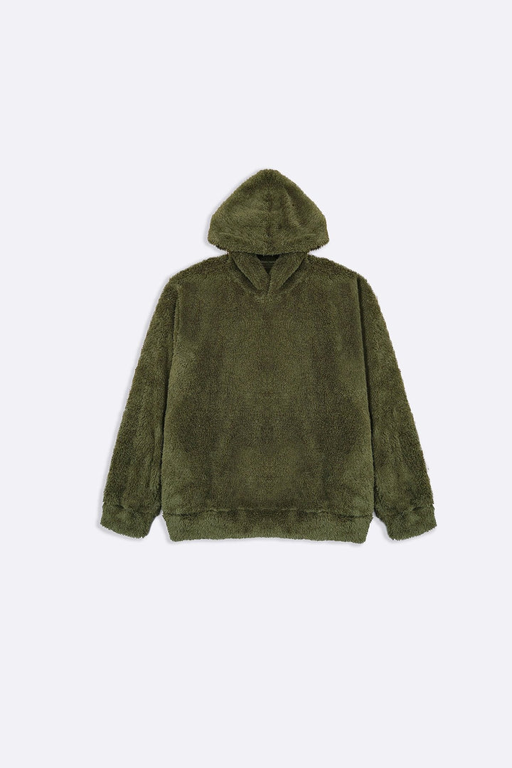 OLIVE THE FUR HOODIE