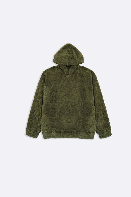 OLIVE THE FUR HOODIE
