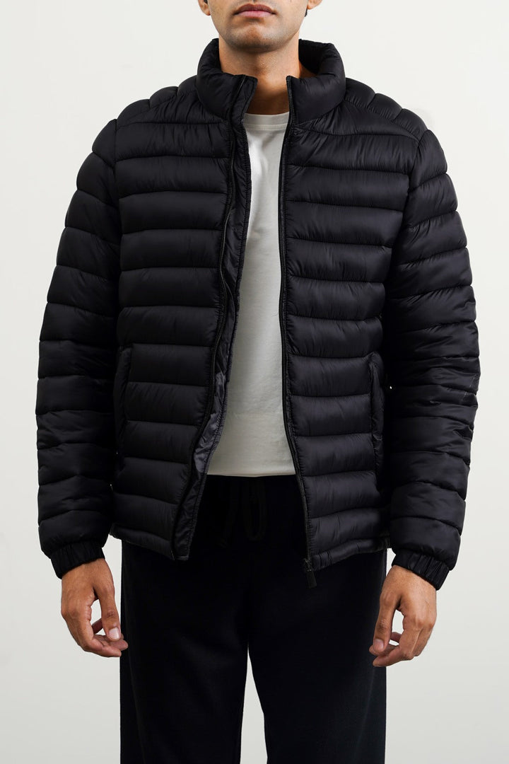 BLACK REGULAR PUFFER