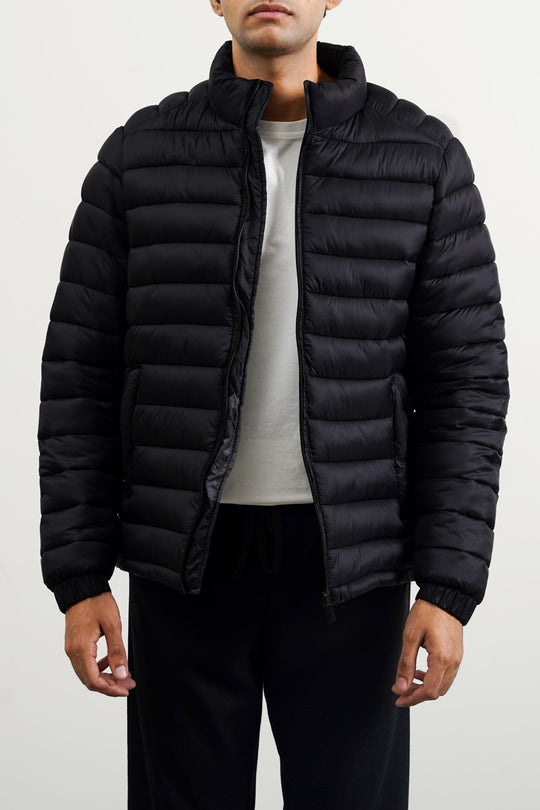 BLACK REGULAR PUFFER