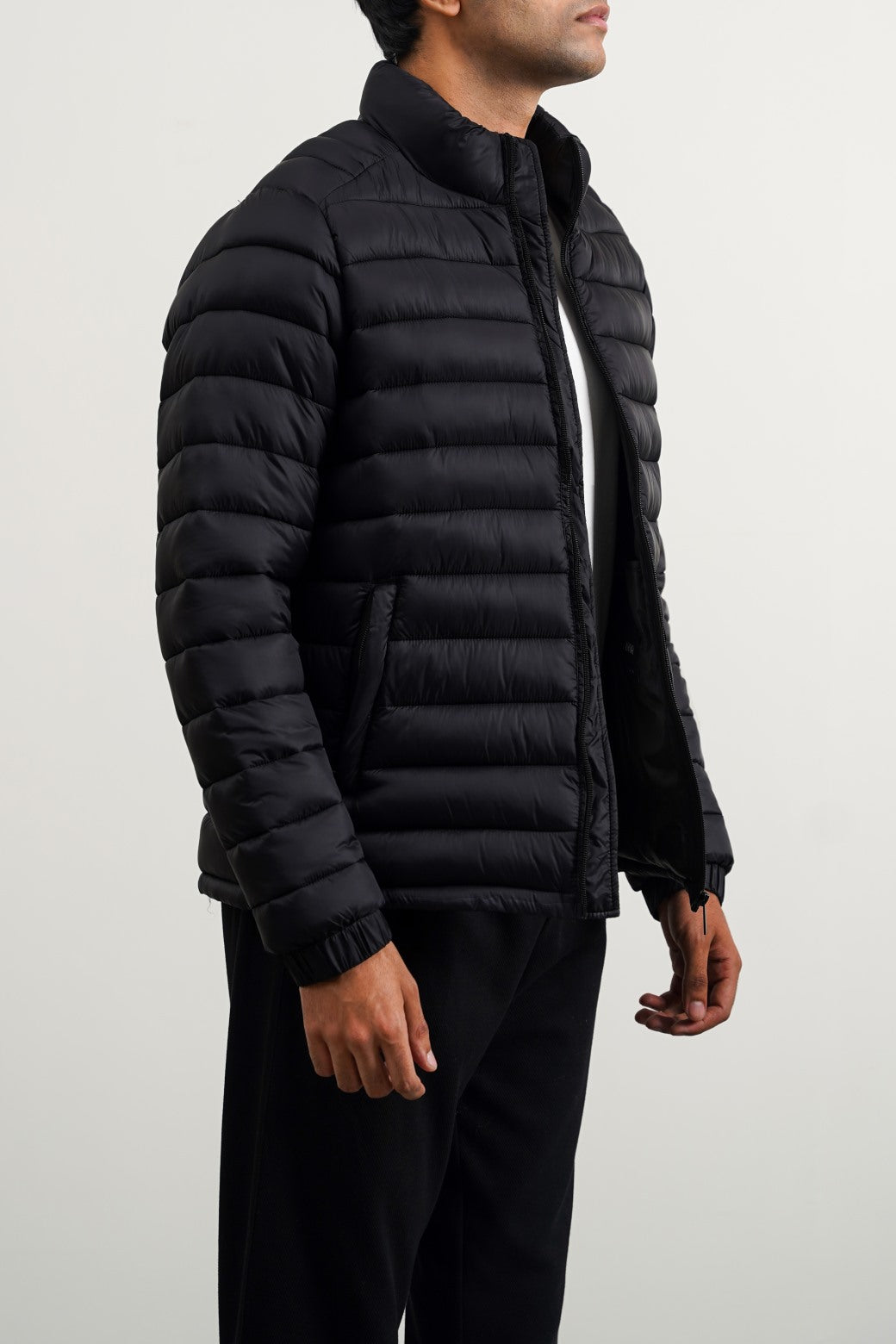 BLACK REGULAR PUFFER