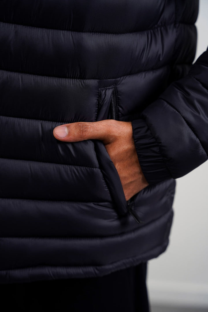 BLACK REGULAR PUFFER