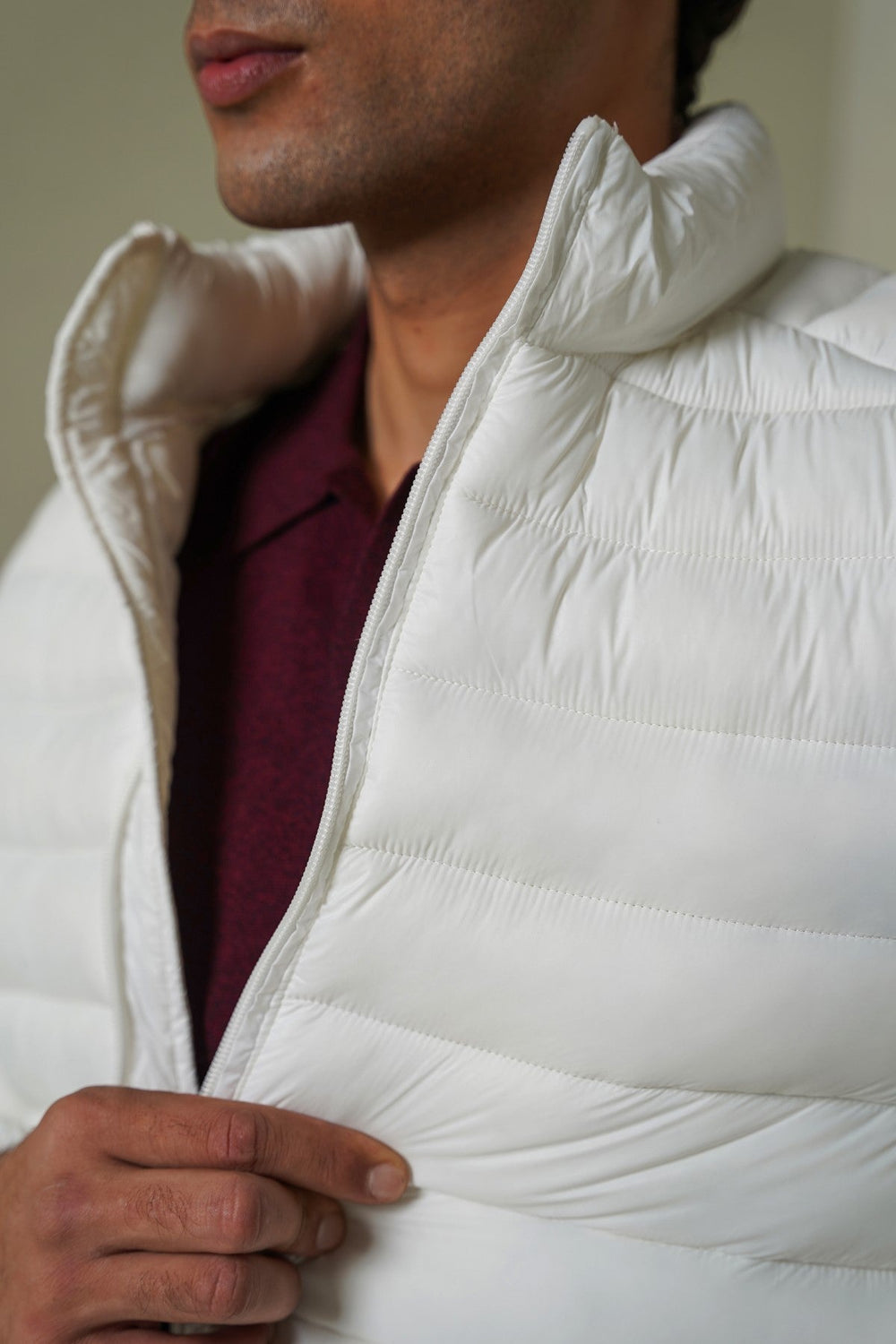 WHITE REGULAR PUFFER