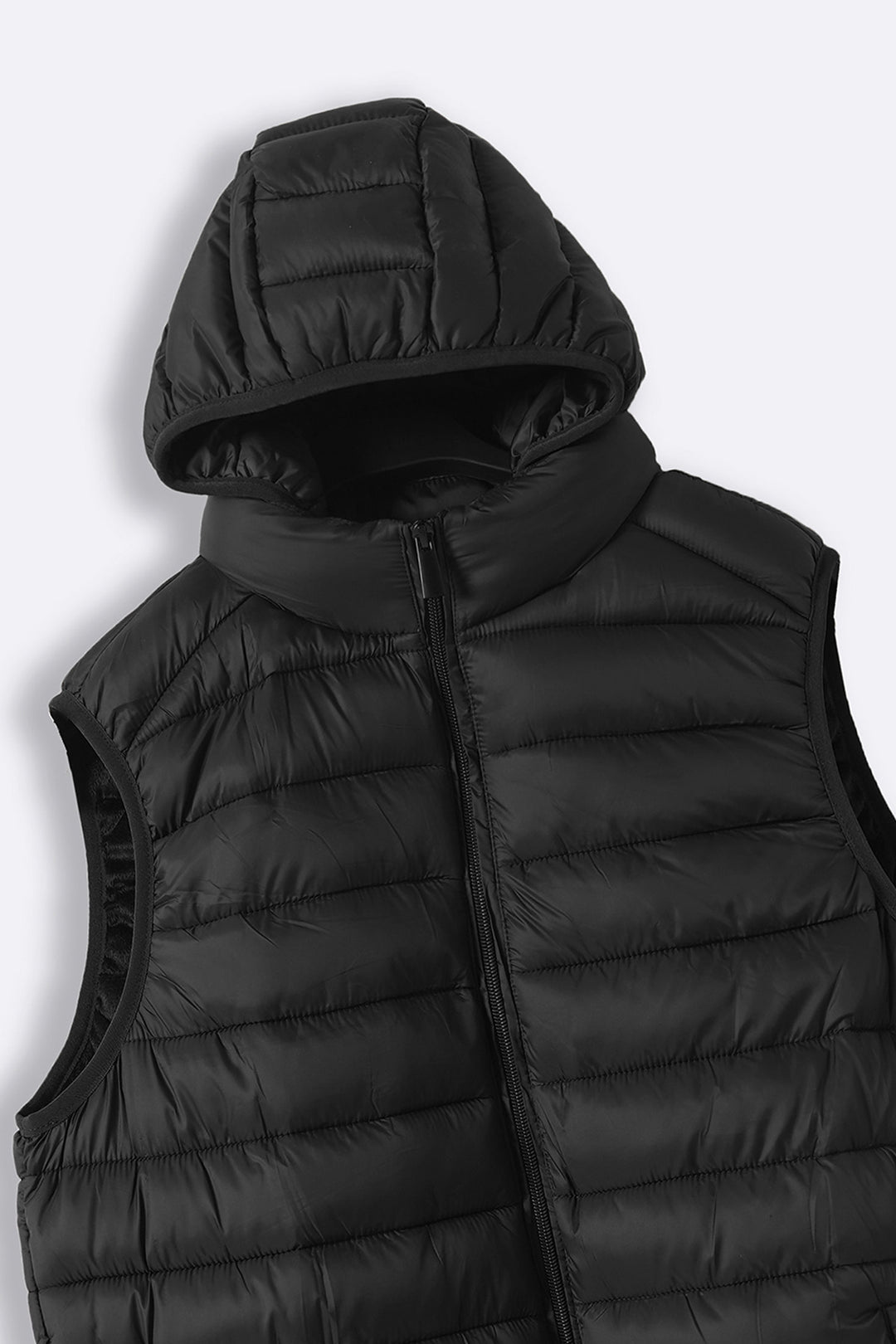 HOODED GILET