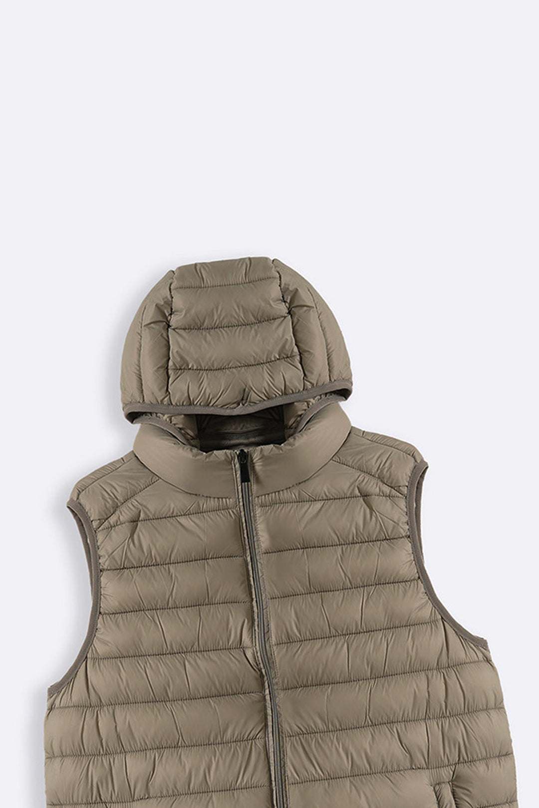 HOODED GILET