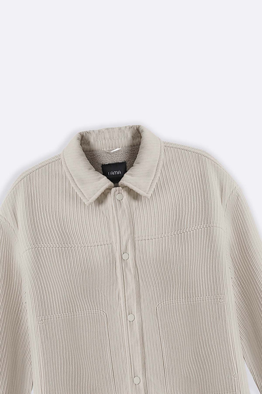 FUR-LINED CORDUROY JACKET