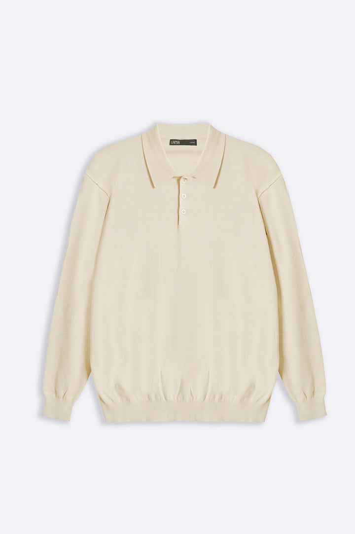 IVORY SPUN BLEND POLO