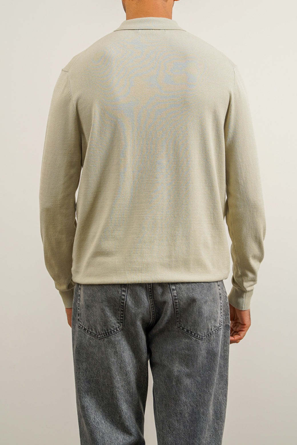 LIGHT GREEN SPUN BLEND POLO