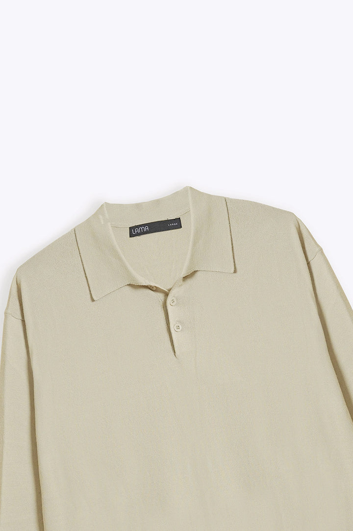 LIGHT GREEN SPUN BLEND POLO