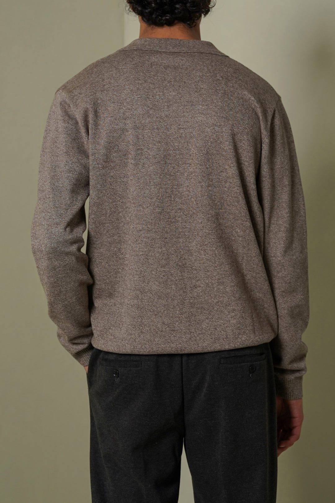 SOFT KNITTED POLO JUMPER