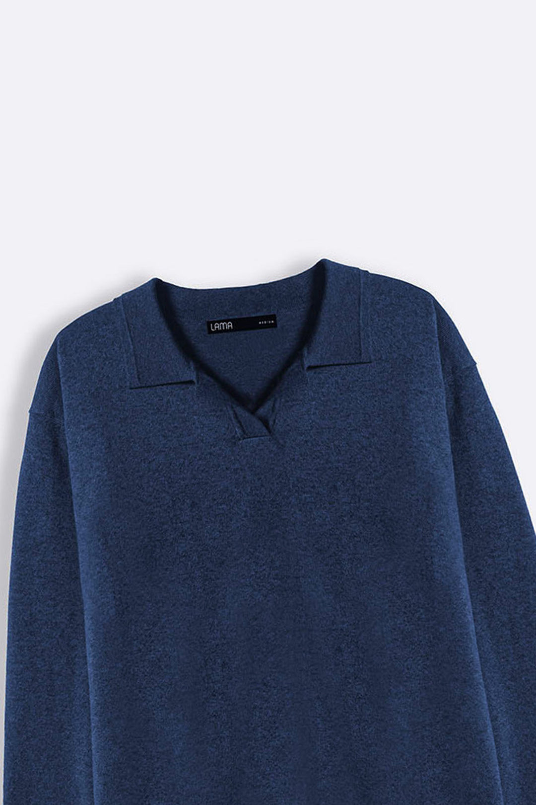 SOFT KNITTED POLO JUMPER