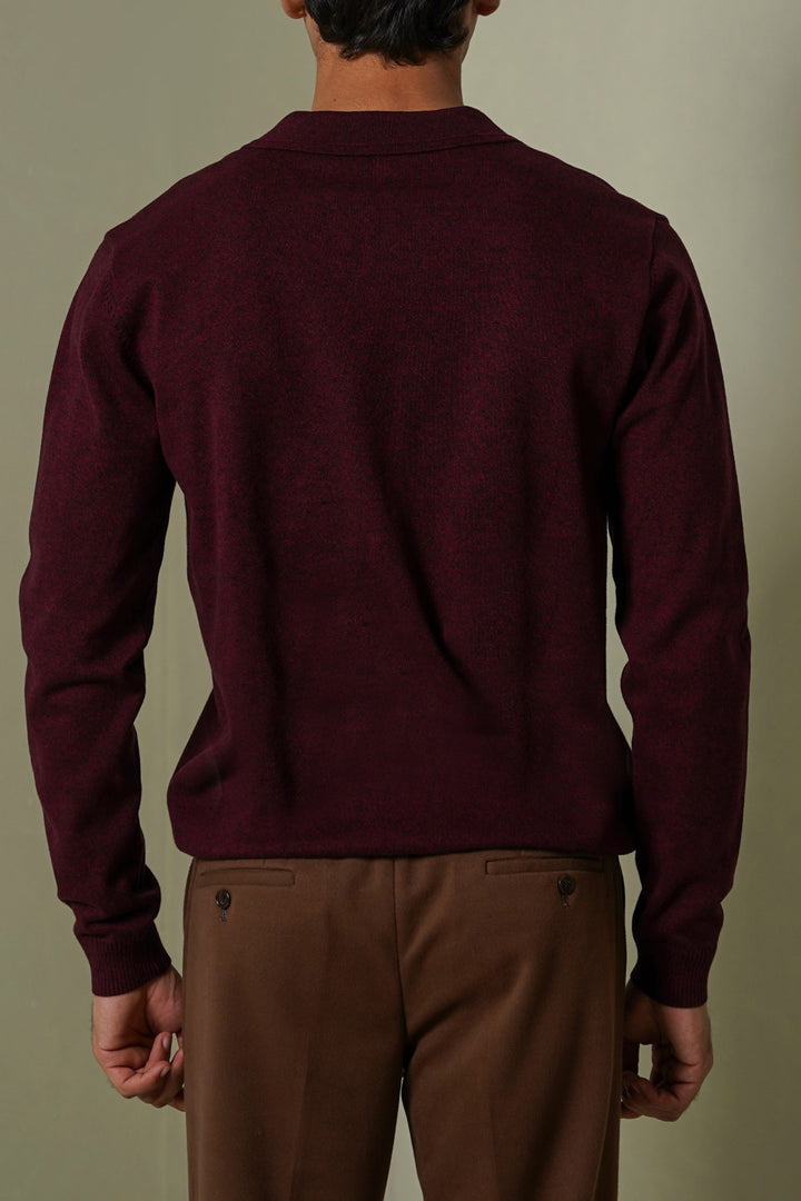 SOFT KNITTED POLO JUMPER