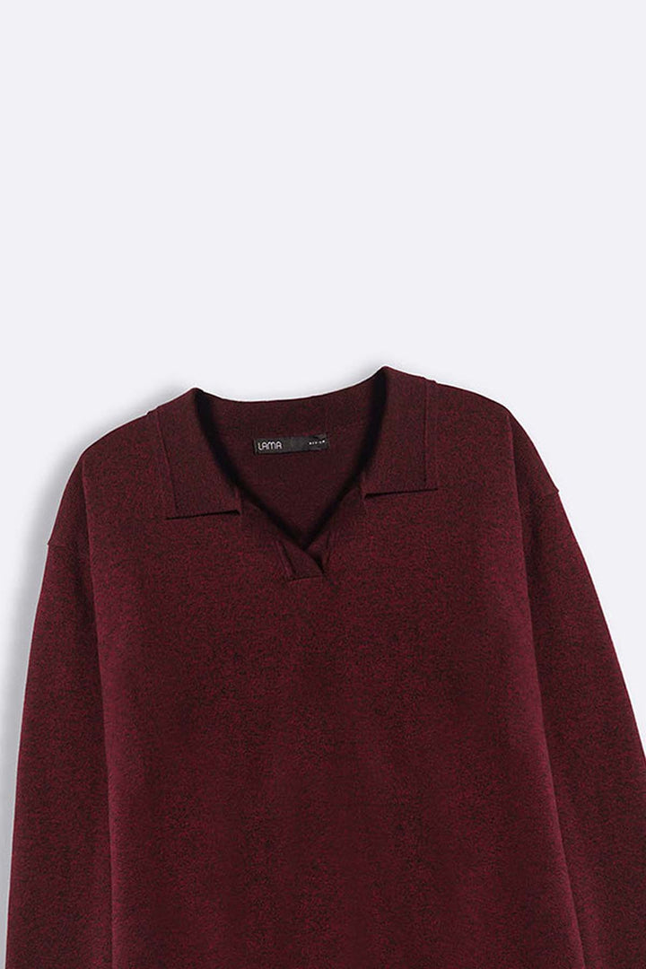 SOFT KNITTED POLO JUMPER