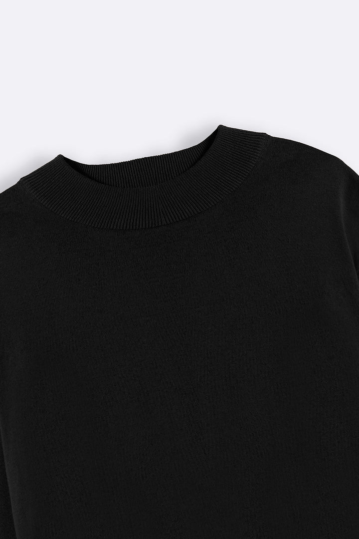 REGULAR RIBBED-KNIT JUMPER