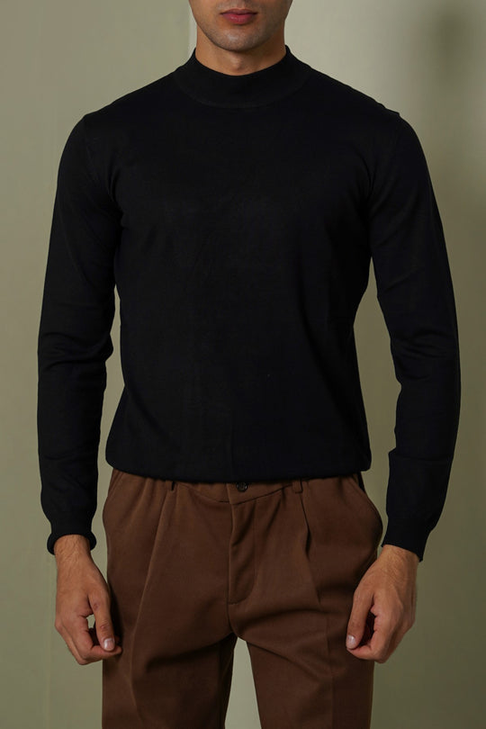 REGULAR RIBBED-KNIT JUMPER