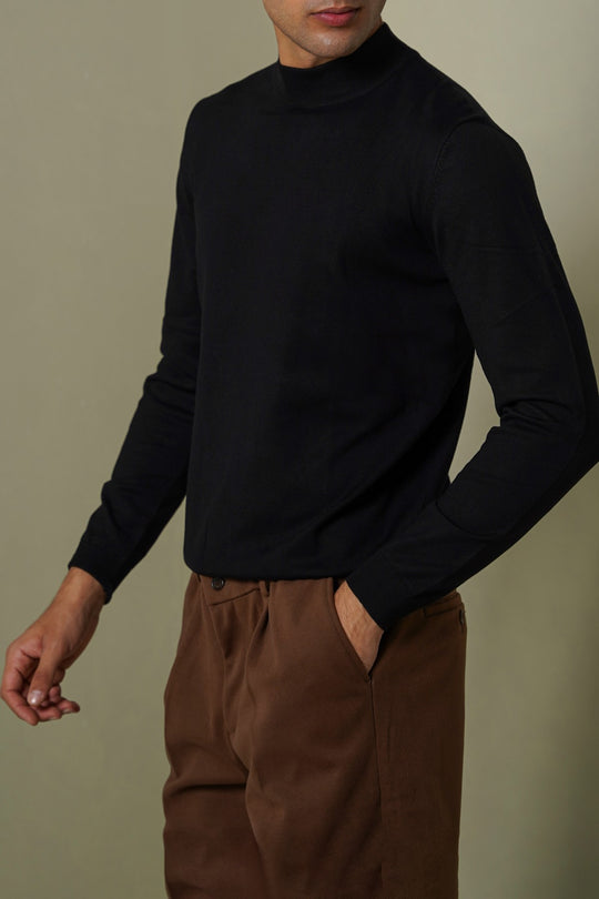 REGULAR RIBBED-KNIT JUMPER
