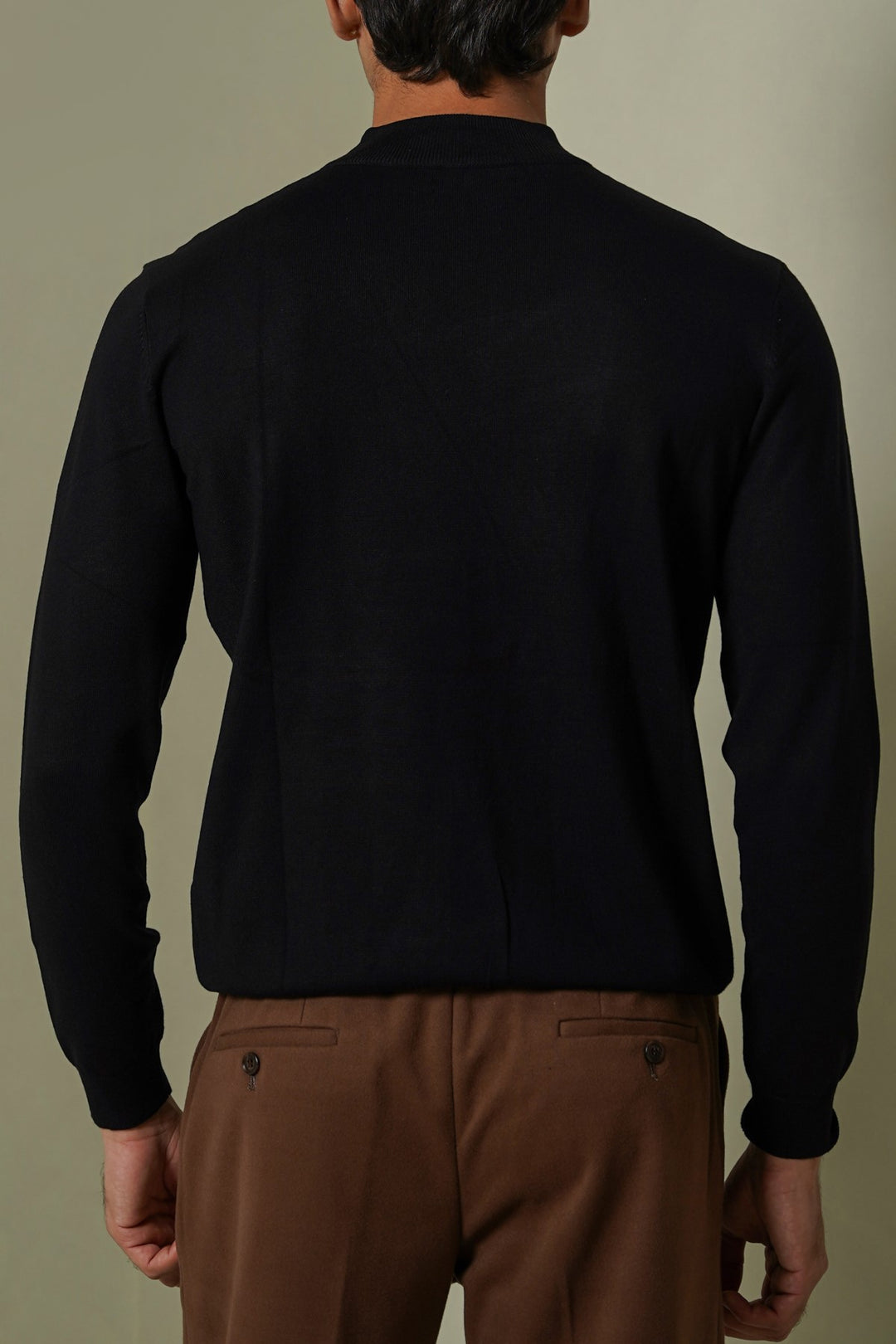 REGULAR RIBBED-KNIT JUMPER