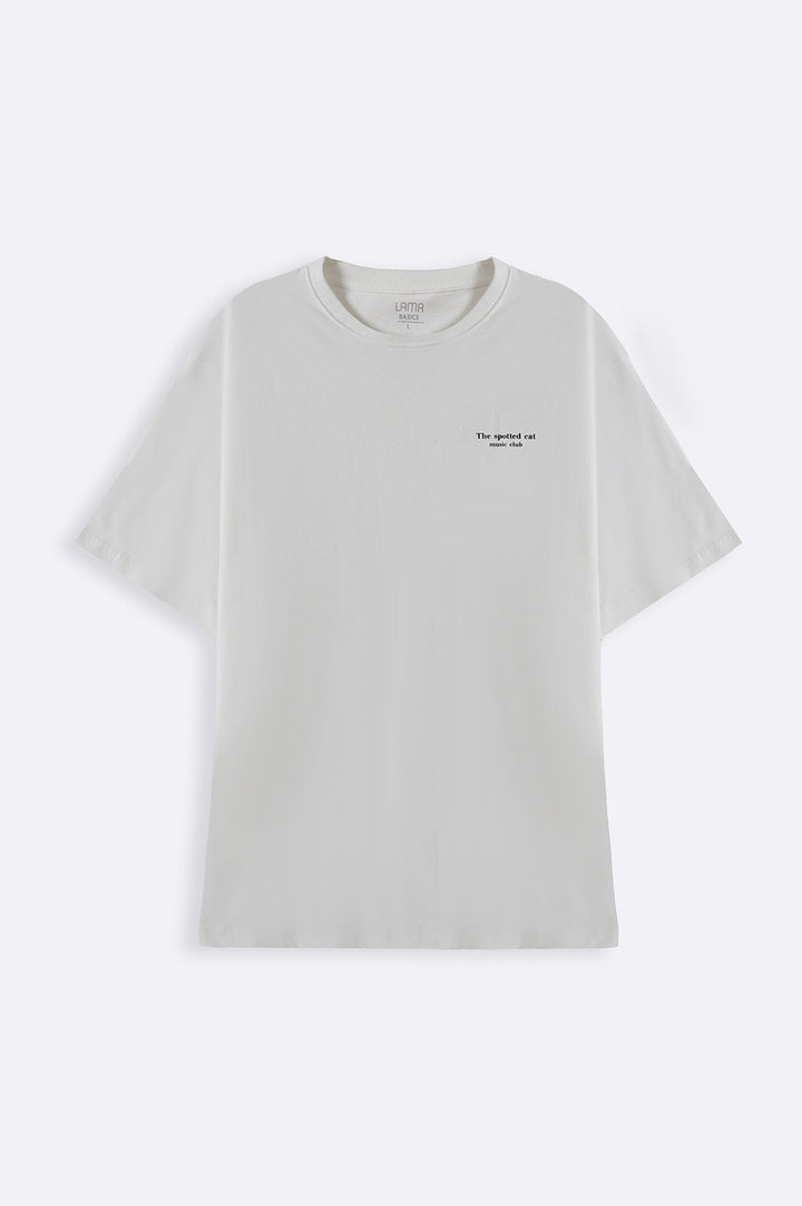 WHITE HEAVY WEIGHT TEE