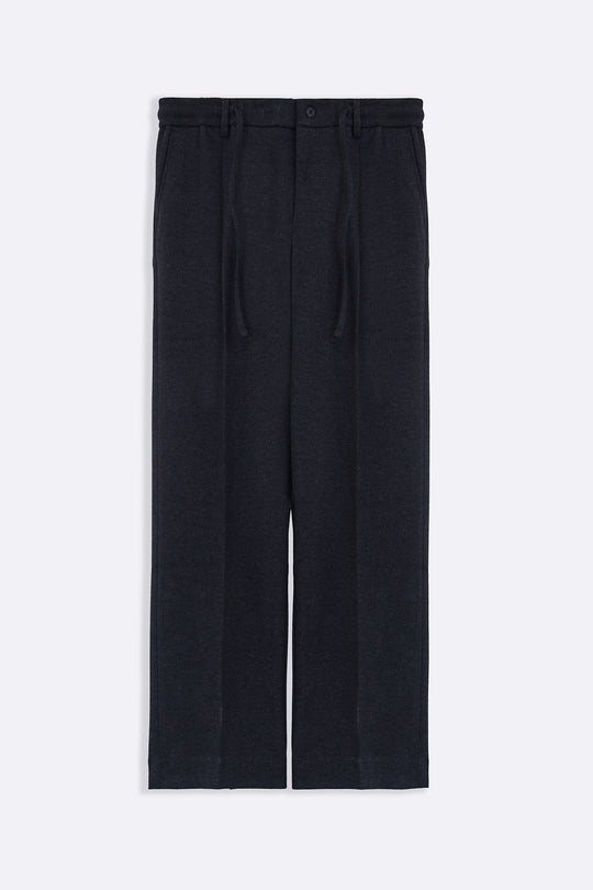GREY FLANNEL TAILORED PANTS