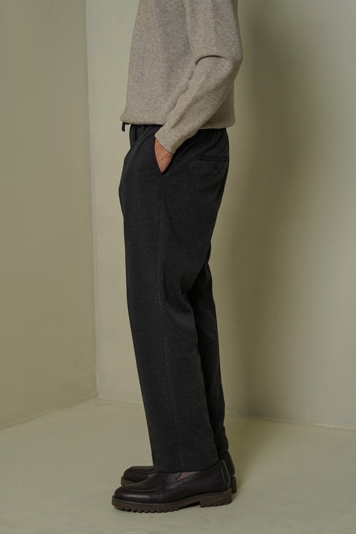 GREY FLANNEL TAILORED PANTS