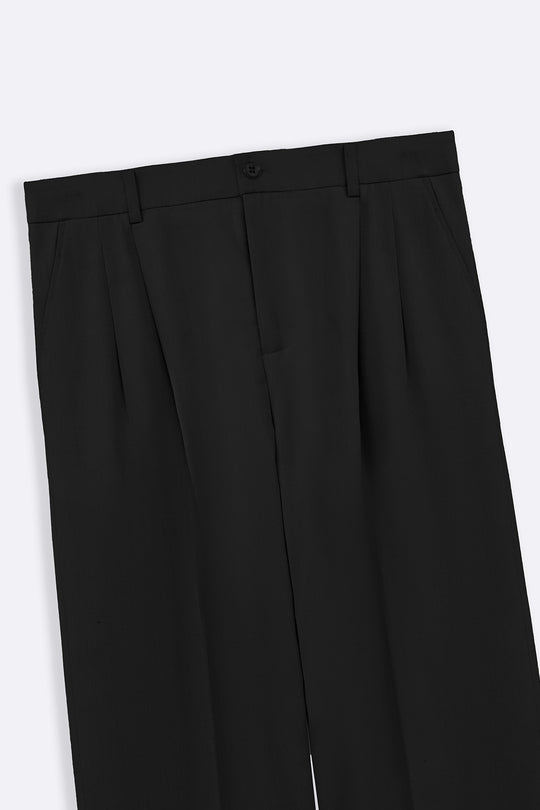 DOUBLE PLEAT TAILORED PANTS