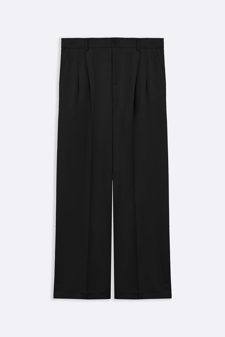 DOUBLE PLEAT TAILORED PANTS