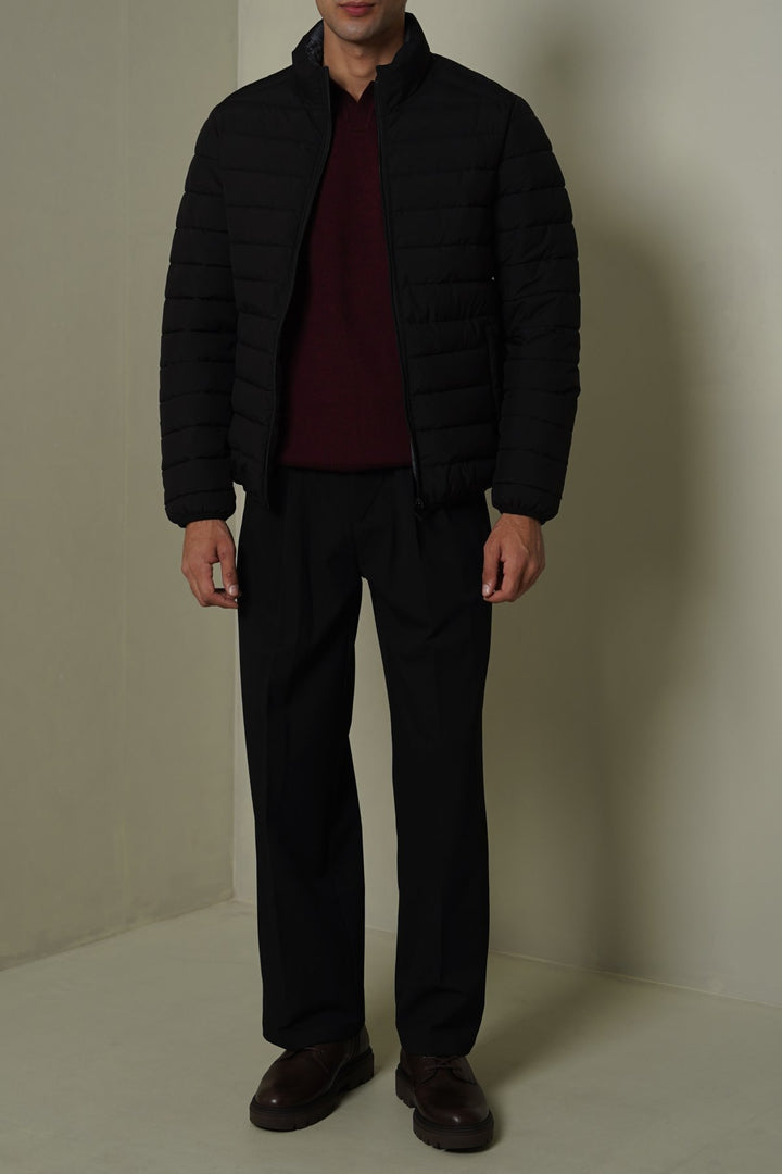 DOUBLE PLEAT TAILORED PANTS