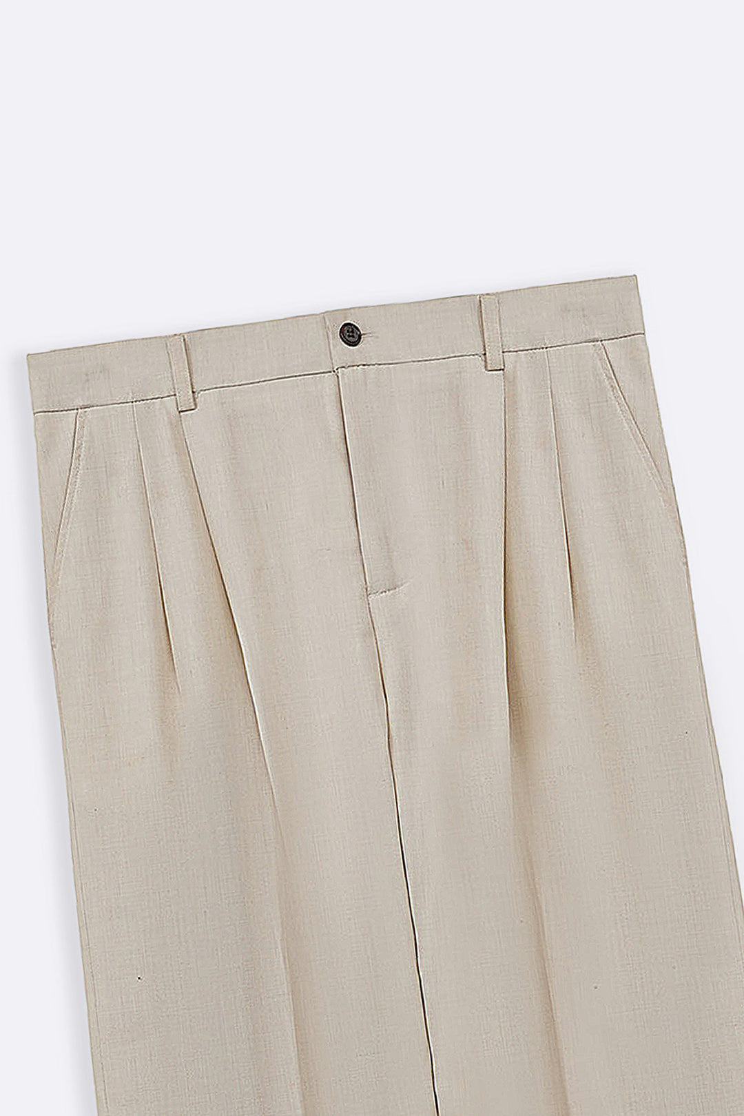 DOUBLE PLEAT TAILORED PANTS