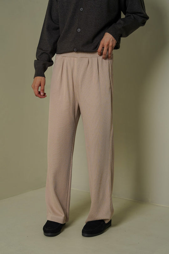 KNITTED LOOSE PANTS