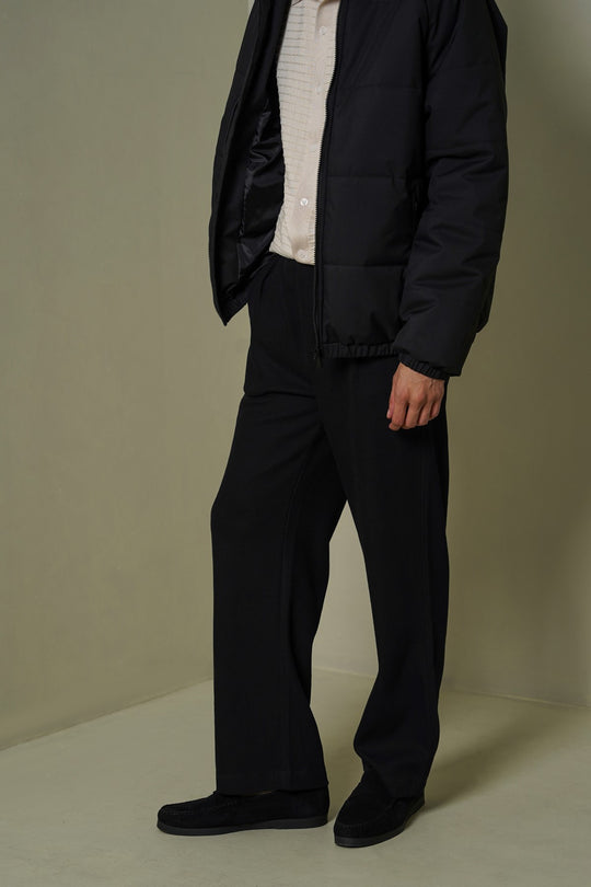 KNITTED LOOSE PANTS