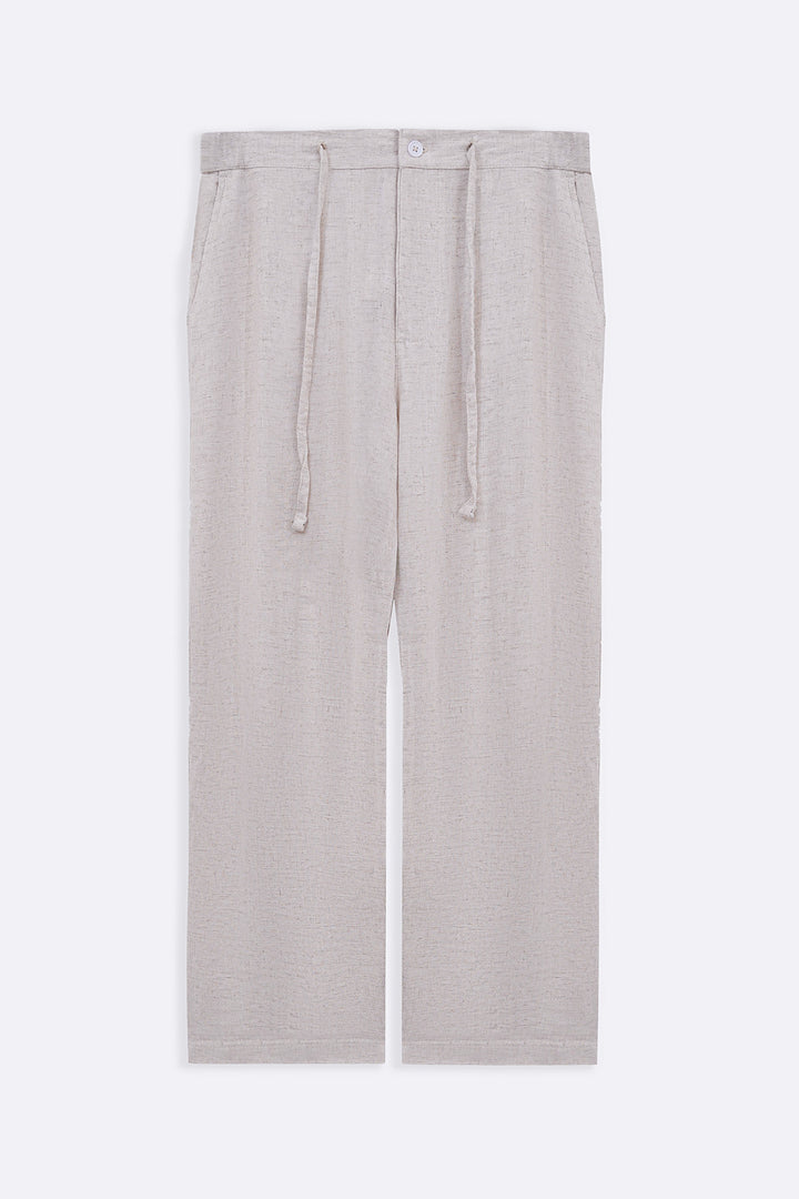OAT MELANGE HEAVY LINEN PANTS